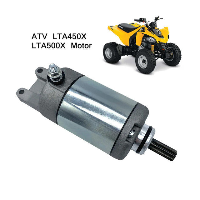 For SUZUKI LTA450X & LTA500X 4-Stroke ATV Starter Motor with CDI Ignition for SUZUKI LTA450X & LTA500X Vehicles