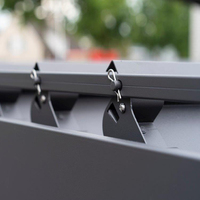 Kits d'accessoires de pergola en aluminium motorisés bioclimatiques pour l'extérieur Pavillon étanche à persiennes