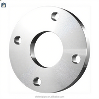 Bride plate en acier au carbone PN6 PN10 de haute qualité DN125 DN150 DN200 DN250 P280GH Norme EN 1092-1