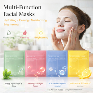 Masque facial en hydrogel à marque privée OEM, masque profond au bio-collagène, masque en feuille de collagène pour raffermir la peau, vente en gros - Product Image 3