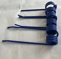 Ventes directes d'usine de machines agricoles en spirale de torsion jumelles personnalisées dents à ressort pour râteau à foin