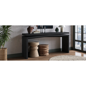 <b>Rustic</b> Solid <b>Wood</b> Veneer Console Table 65 Inch Long Farmhouse Entryway Sofa Table for Living Room Hallway Behind Couch - Product Image 5