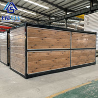 Conteneur pliable vérifié sur mesure Maison préfabriquée petite maison préfabriquée mobile préfabriquée pliable portable imperméable à l'eau