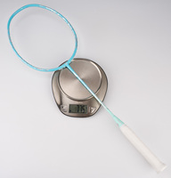 Raquette de badminton YODIMAN en fibre de carbone avec poignée en PU, haute qualité, haute performance, légère, cadre aérodynamique 5U - Front Court Net