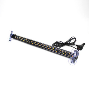 Traffic Advisor Light Bar 35.5 Inch 32 Flashing Led Strobe Light Bar Waterproof Led Warning Lights Car Vehicle Pickup Truck Head Rear Window Strobe Lights (35.5 Inch, White/Red) (Color: Red/White, Tamaño - View #11