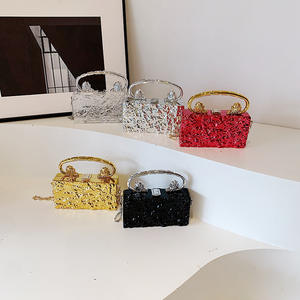 The New Fashion <b>Women's</b> Luxury Waterproof PU Chain <b>Small</b> Square Handbags 2025 Design <b>Purses</b> OEM Brand High Quality for Daily Use - Product Image 2