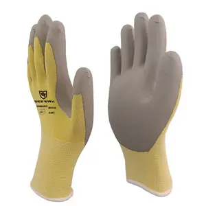 Seeway 18 Gauge Ultra Thin Cut Resistant Polyurethane PU Palm Coated Gloves