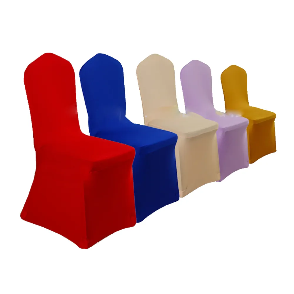 Tutti i colori spandex della sedia della copertura migliore qualità di stirata coprisedili