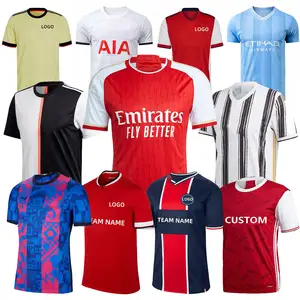 Maglie della squadra di calcio di qualità tailandese Set uniforme maglie da calcio su misura maglia da calcio personalizzata