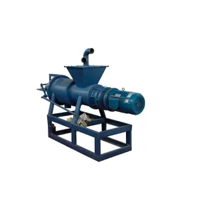 poultry waste dewatering machine/chicken manure dryer/cow dung dewatering machine