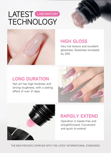 Nuevo Gel de Poligel Brillante en 14 Colores, Suministros para Uñas al por Mayor, Marca Privada Personalizada, Gel de Poliacrilato UV para Extensión de Uñas - Product Image 5