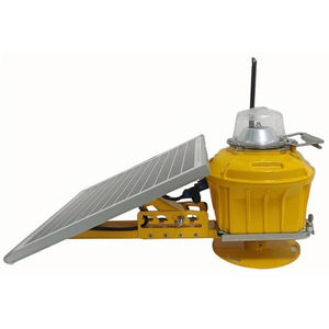 Balise d'obstruction LED DC 12V rouge/vert, lumière d'aviation solaire, base AR111, étanche IP66 pour aéroport maritime, bâtiment haut, avertissement - Product Image 2