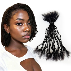 Estensioni Dreadlock in Capelli Umani 100% di Alta Qualità, Biondo Ombre Sister 1b27 con Estremità Ricci, Dreadlock <span class=keywords><strong>Afro</strong></span> per Intrecciatura all'Uncinetto - Product Image 6