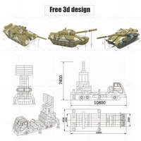 Véhicule de défense aérienne gonflable de simulation de char d'assaut pour exercices et démonstrations - Grande Vente