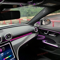Luz Ambiental para Mercedes-Benz Clase C W206 GLC X254, Iluminación Interior Automotriz, Tweeter Giratorio 4D