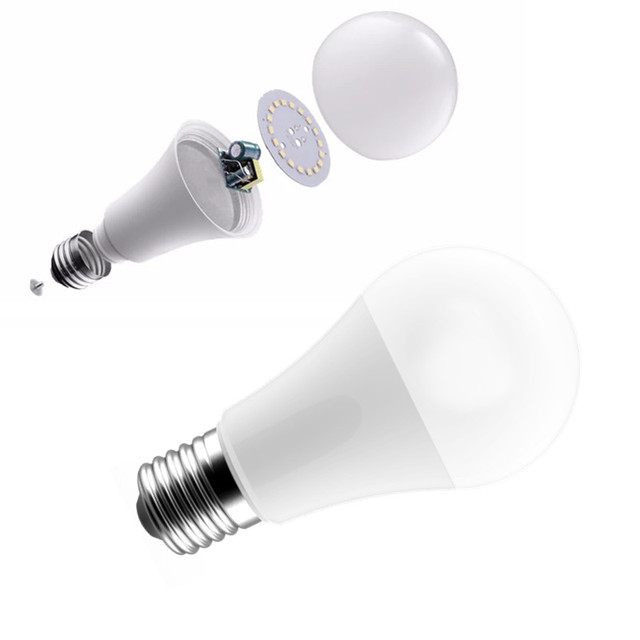 Stock Sensor DC LED Edison Bulb Non-Dimmable CE RoHS A60 E27 10W 900Lm 220-240V Indoor Lighting