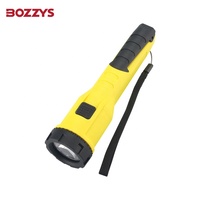 Lampe torche LED magnétique industrielle portable BOZZYS, étanche IP65, certifiée ATEX, anti-explosion, 1000+ lumens, 5000K