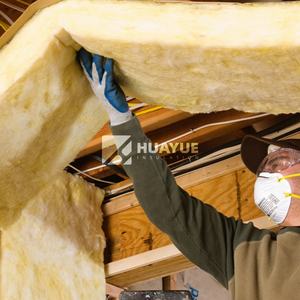 Rouleaux <span class=keywords><strong>de</strong></span> <span class=keywords><strong>laine</strong></span> <span class=keywords><strong>de</strong></span> <span class=keywords><strong>verre</strong></span> industrielle R11 R19 R21 R30, matériaux d'isolation pour bâtiments, ignifuges, durables - Product Image 4