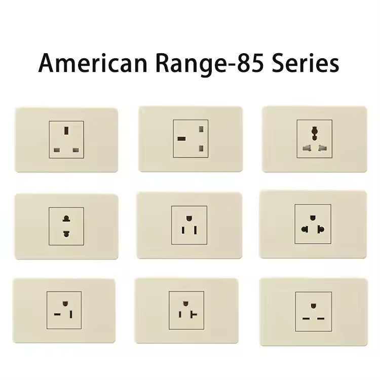 Universal Multifunction American Standard Electrical Wall Switch and Socket Universal Multifunction American Standard Hot Sale