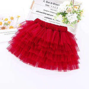 Jupes tutu roses pour tout-petits en gros 3 4 6 couches bébé filles robe courte <span class=keywords><strong>rouge</strong></span> blanc 3T 4T Tutu <span class=keywords><strong>jupe</strong></span> pour <span class=keywords><strong>fille</strong></span> - Product Image 3