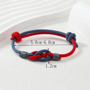 สร้อยข้อมือประดับเพชรรูปโทเค็นสำหรับวันวาเลนไทน์เชือกมิลานสำหรับคู่รักนำโชค - Product Image 4