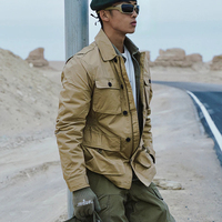 LULUSEN NOUVEAU Veste d'hiver et d'automne pour homme, vêtements de chasse en plein air, coupe-vent décontractée à manches longues pour homme