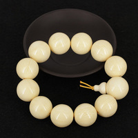 Perles de prière en imitation ivoire