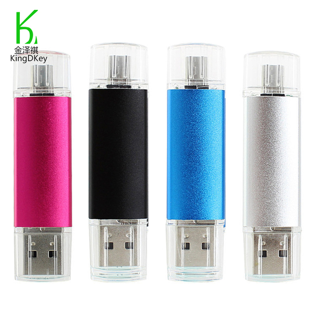 Hot Sale Otg Usb Flash Drive 3.0 High Speed Mobile Phone Mable Different Metal Cable for 8G/16GB/32GB/64GB/128GB