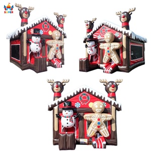 Super Château Gonflable Commercial Thème Noël 22x16 pieds pour Enfants à Louer - Product Image 2