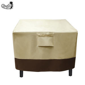 Housse de table d'extérieur CAY DAYS 35x38x31 pouces Kaki Beige en Oxford 600D, protection anti-poussière pour mobilier - Product Image 3