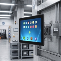 Monitor LED con Marco Metálico, Pantalla LCD USB, Computadora Industrial Integrada a Prueba de Agua con Montaje VESA de 10.1-27 Pulgadas, Windows 10/11 IoT, ODM