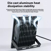 Projecteur LED RGBW pour aménagement paysager, contrôlé par DMX512, indice de protection IP65, angle de faisceau réglable, CRI élevé 80, entrée 85-265V, garantie de 3 ans