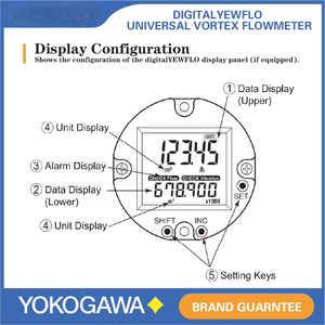 Débitmètre vortex Yokogawa Capteur de débit vortex DY080 DN80 80 mm (3 pouces) Débitmètre vortex débitmètre - Product Image 2