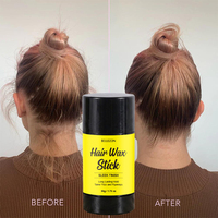 Cire coiffante en stick 50g anti-frisottis, lissante, brillante, pour coiffure arrière, tenue forte