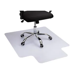 Moderne transparente PVC-Kunststoff-Bodenrollmatte mit Anti-Rutsch-Computer-Schreibtisch-Stuhlmatte