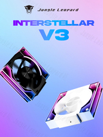 Jungle Leopard Interstellar V3 Blanc 120mm ARGB Ventilateur de refroidissement pour refroidissement de boîtier de bureau