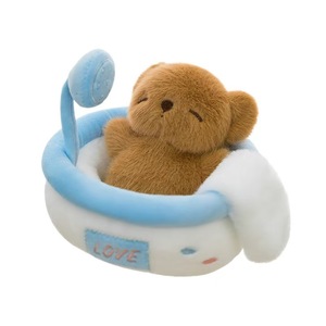 Peluche della serie Creative Bathtub: orsetti, elefanti e conigli, decorazioni da scrivania in stile curativo, regalo per ragazze - Product Image 5