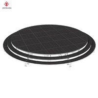 Plateforme de scène modulaire en acier, système de scène carrée portable, capacité de charge de 1000 kg, scène de concert robuste pour événements et spectacles