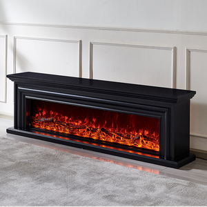 <span class=keywords><strong>Console</strong></span> TV moderne en bois style Normcore avec foyer électrique, à gaz ou à vapeur, économique, autoportante pour salon - Product Image 4