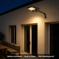 Farola Solar de 4W para Montaje en Poste, IP65 Impermeable, Alto Brillo, para Iluminación de Áreas Pequeñas