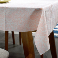 Nappe en vinyle florale au motif de feuilles décoratives, couverture de table, film PEVA/PVC avec dos en flanelle, vente en gros, offre spéciale, printemps et été