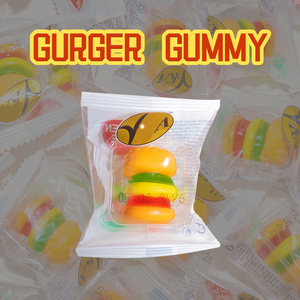 Serie de comida rápida Sabor a fruta dulce Envasado individual Mini <span class=keywords><strong>Burger</strong></span> Shaped Gummy <span class=keywords><strong>Candy</strong></span> - Product Image 5