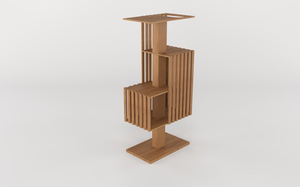 लक्जरी आधुनिक इनडोर के लिए प्रीमियम पालतू condo, टिकाऊ बिल्ली कुत्तों के बाद बहु-स्तरीय ठोस लकड़ी टॉवर सिसल खरोंच के बाद - Product Image 4