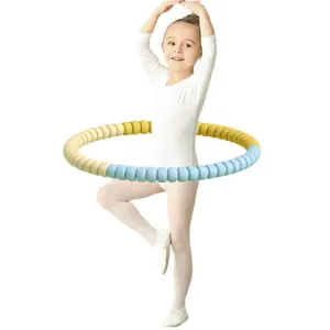 Produk terlaris Multi Warna Led cahaya Hula Hoops menyala Hula Hoops kebugaran dan warna-warni cincin Hula Hoops untuk anak-anak