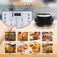 Nouvelle friteuse à air OEM pour poulet frites poisson grillé avec réglage de la température/du temps libre pour autocuiseur électrique 5 6 8L