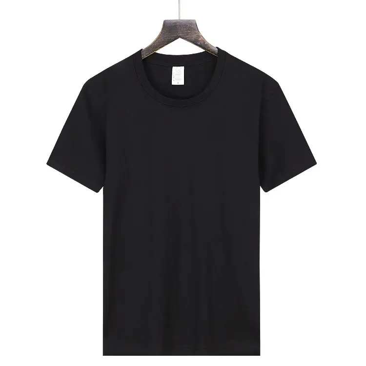 270g Heavy Cotton Short Sleeve Pure Cotton Solid Color Blank Fashion Brand Backing Mens T-Shirt