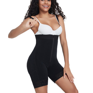 Body une pièce amincissant et flatteur Fajas colombiennes style camisole à fermeture éclair sur le devant pour femmes - Product Image 4