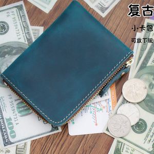 Mini Portefeuilles en Cuir Vintage pour Homme et Femme, Porte-Monnaie Mexicain, Personnalisable avec Logo - Product Image 5