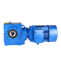 Moteur à engrenages personnalisé à angle droit 55 90 110 132 160 KW S 17 27 37 47 57 pour ascenseur/pont élévateur, palan/treuil, porte automatique, grue à empilement