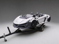 Jet ski de luxe en fibre de verre avec 5 sièges pour moteur hors-bord 4 temps, vitesse maximale 55 km/h, pour les sports nautiques et les loisirs